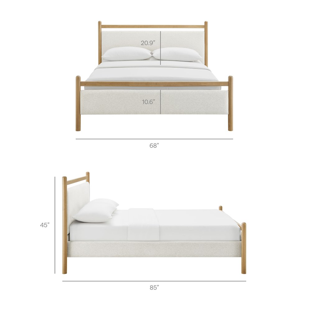 Ginny Queen Size Platform Bed Frame