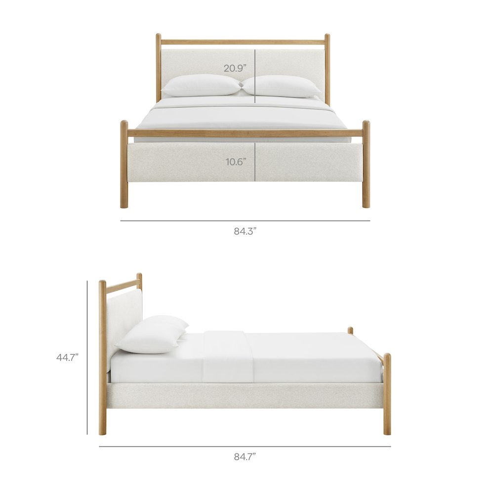 Ginny King Size Platform Bed Frame