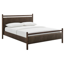 Ginny King Size Vegan Leather Platform Bed Frame