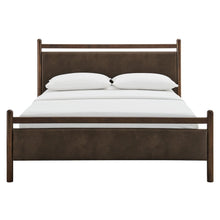 Ginny King Size Vegan Leather Platform Bed Frame