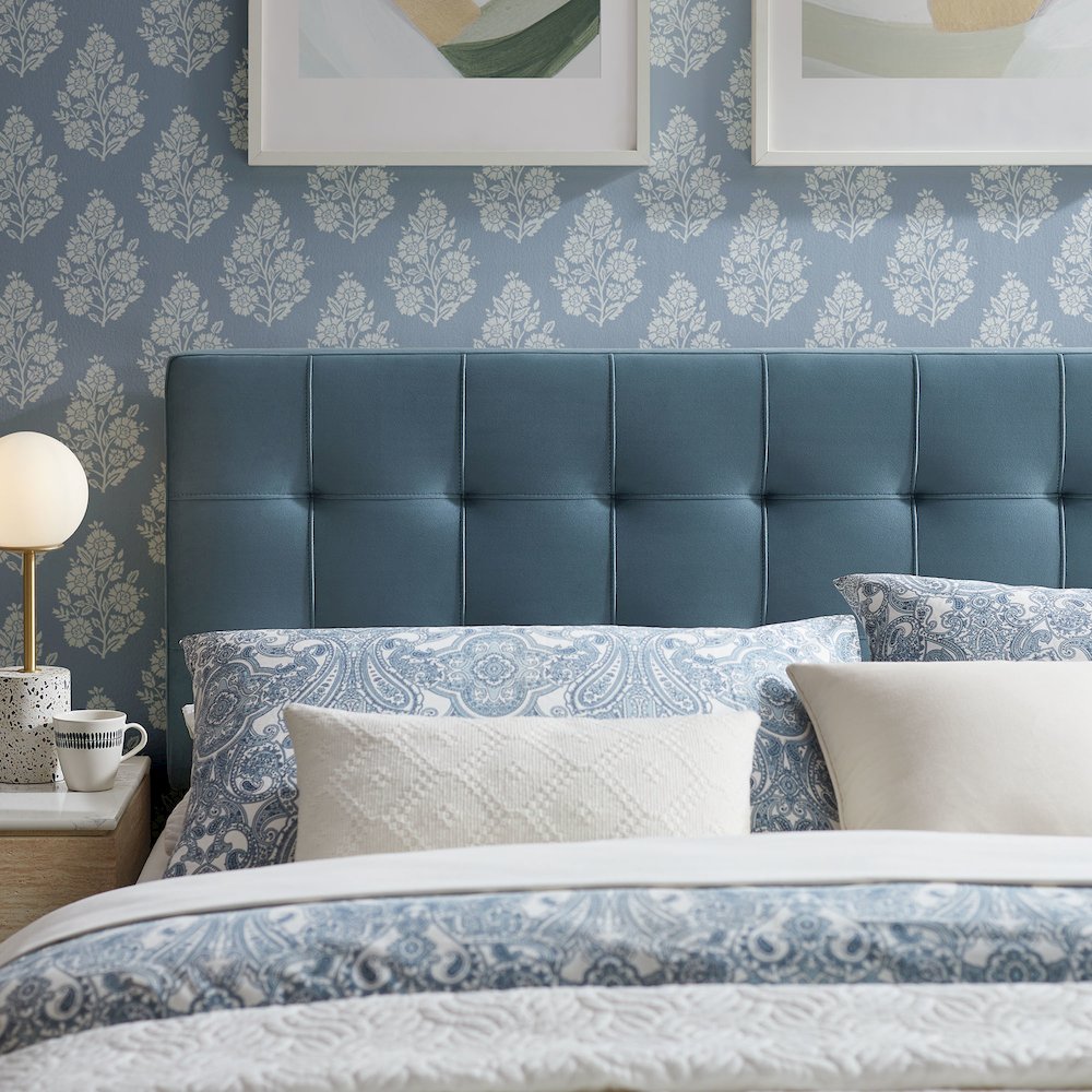 Lily Stain-Resistant Performance Velvet Full Size Headboard