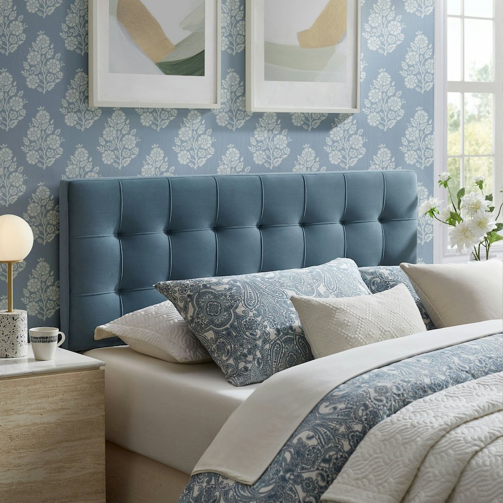 Lily Stain-Resistant Performance Velvet Full Size Headboard