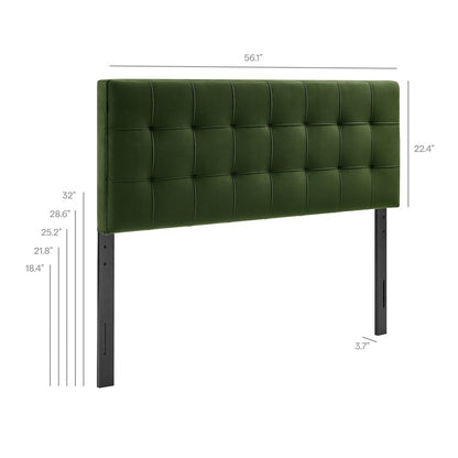 Lily Stain-Resistant Performance Velvet Full Size Headboard