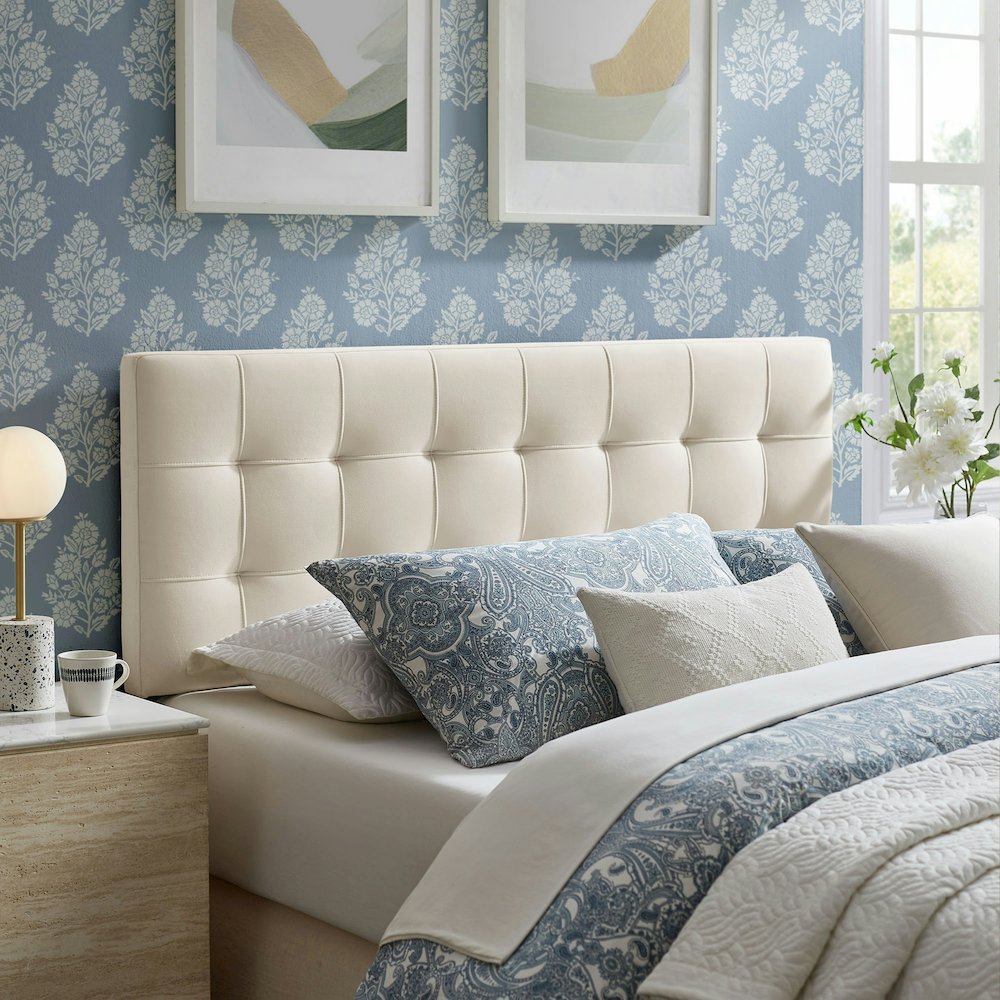 Lily Stain-Resistant Performance Velvet Queen Size Headboard