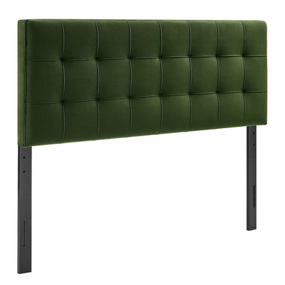 Lily Stain-Resistant Performance Velvet Queen Size Headboard