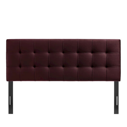 Lily Stain-Resistant Performance Velvet Queen Size Headboard
