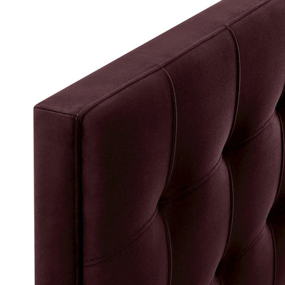 Lily Stain-Resistant Performance Velvet Queen Size Headboard