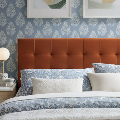 Lily Stain-Resistant Performance Velvet Queen Size Headboard