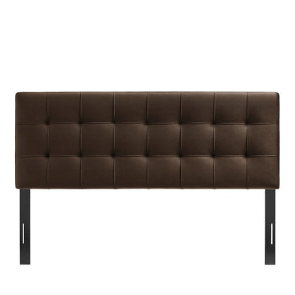 Lily Stain-Resistant Performance Velvet King Size Headboard