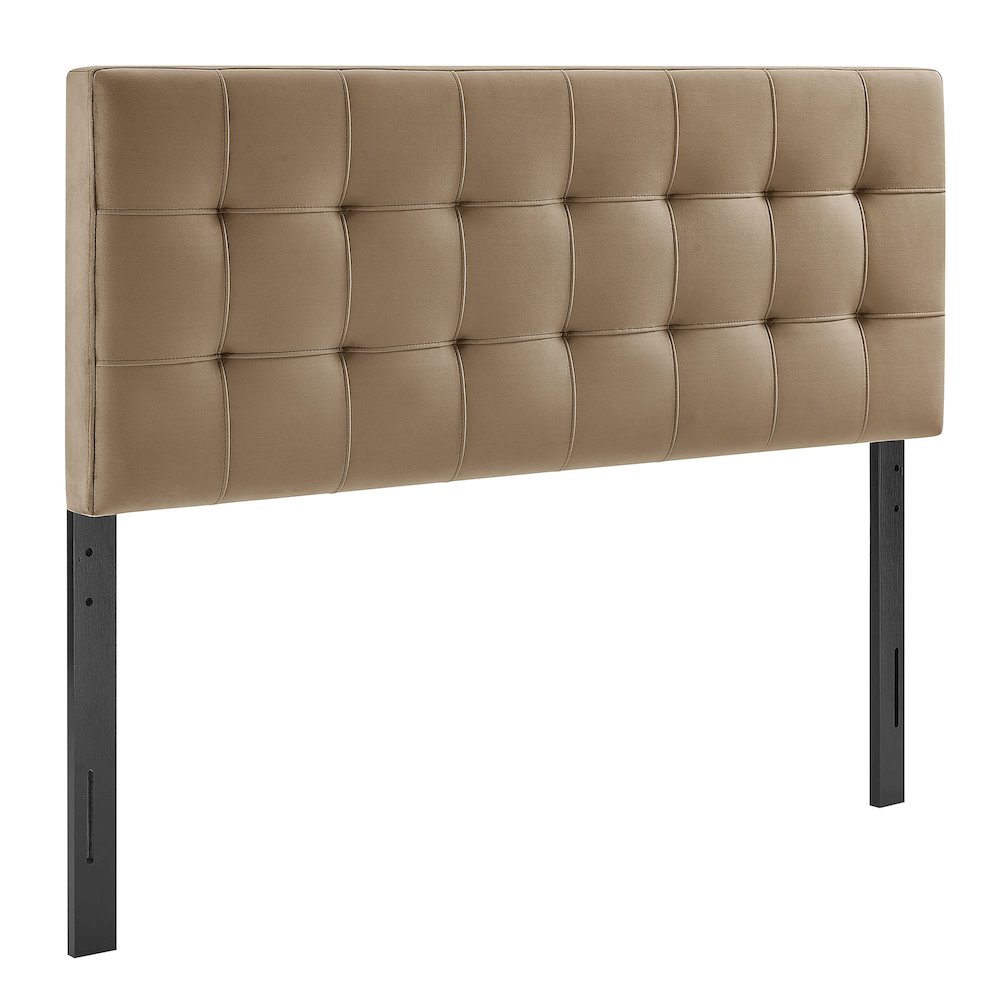 Lily Stain-Resistant Performance Velvet King Size Headboard