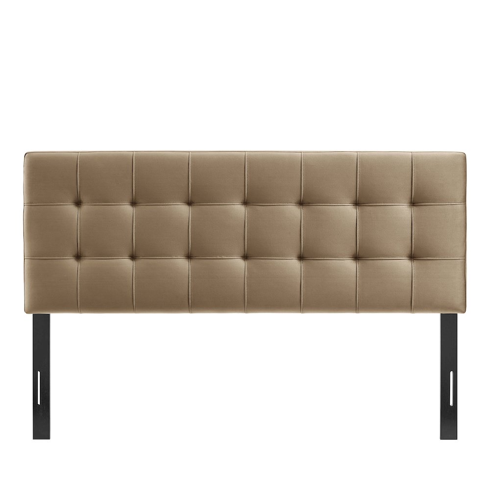 Lily Stain-Resistant Performance Velvet King Size Headboard