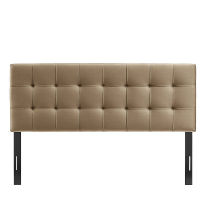 Lily Stain-Resistant Performance Velvet King Size Headboard