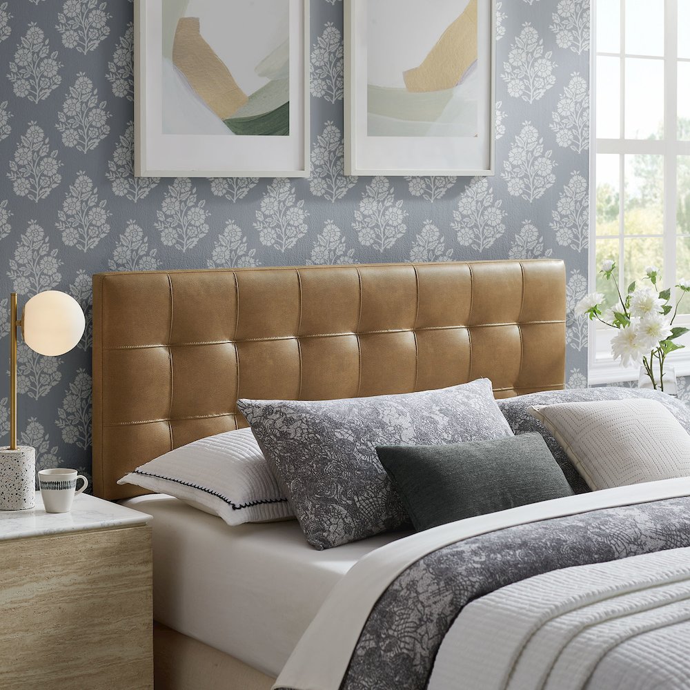 Lily Vegan Leather King Size Headboard