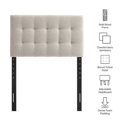 Lily Upholstered Twin Size Headboard