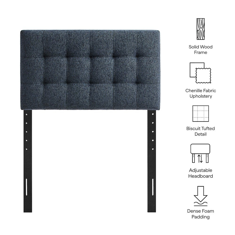 Lily Upholstered Twin Size Headboard