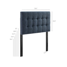 Lily Upholstered Twin Size Headboard