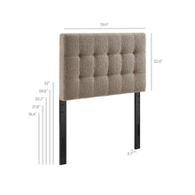 Lily Upholstered Twin Size Headboard