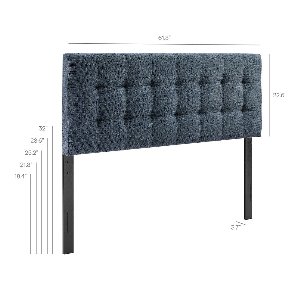Lily Upholstered Queen Size Headboard