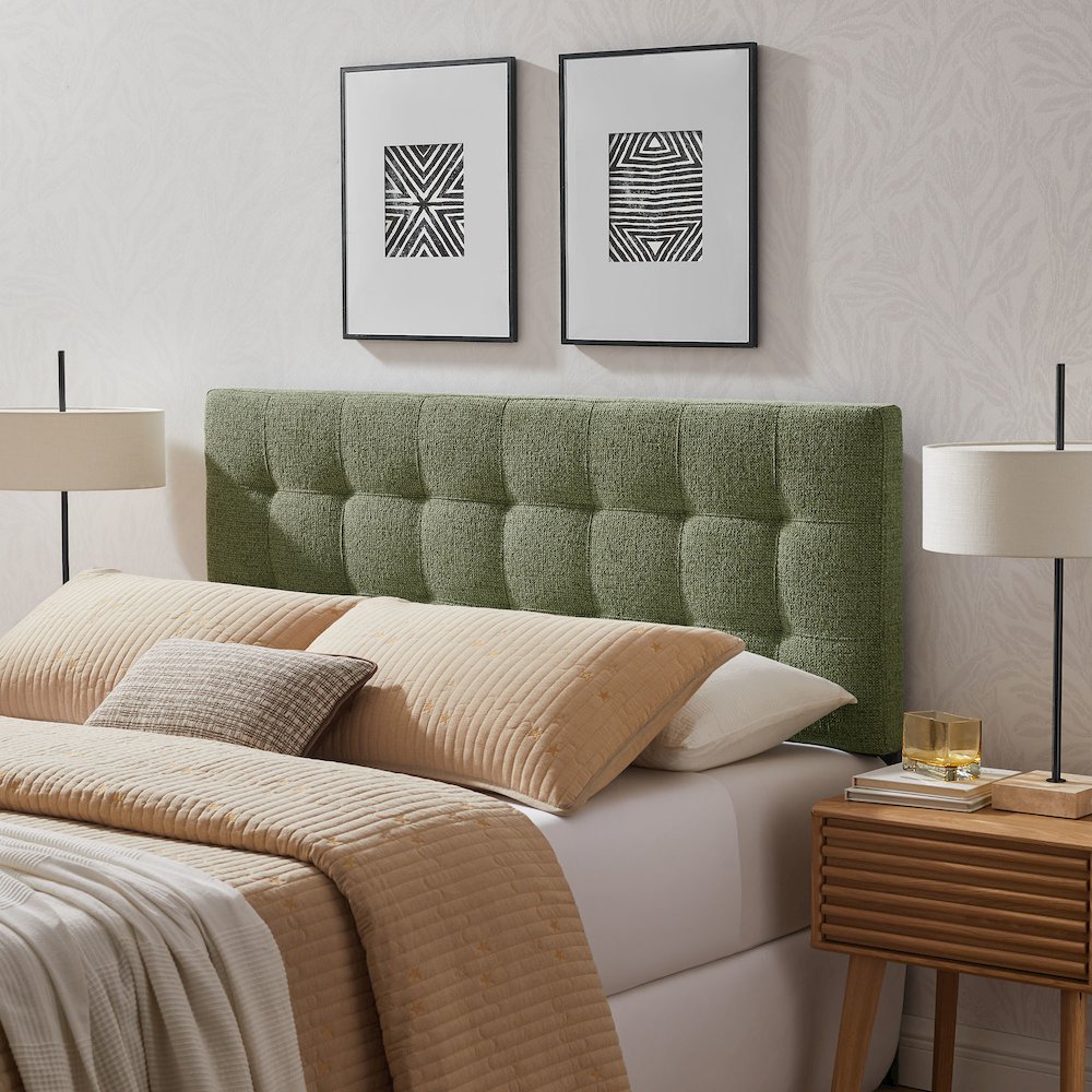 Lily Upholstered King Size Headboard