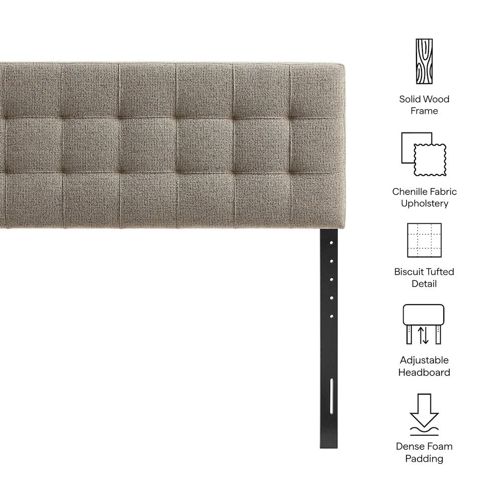 Lily Upholstered King Size Headboard