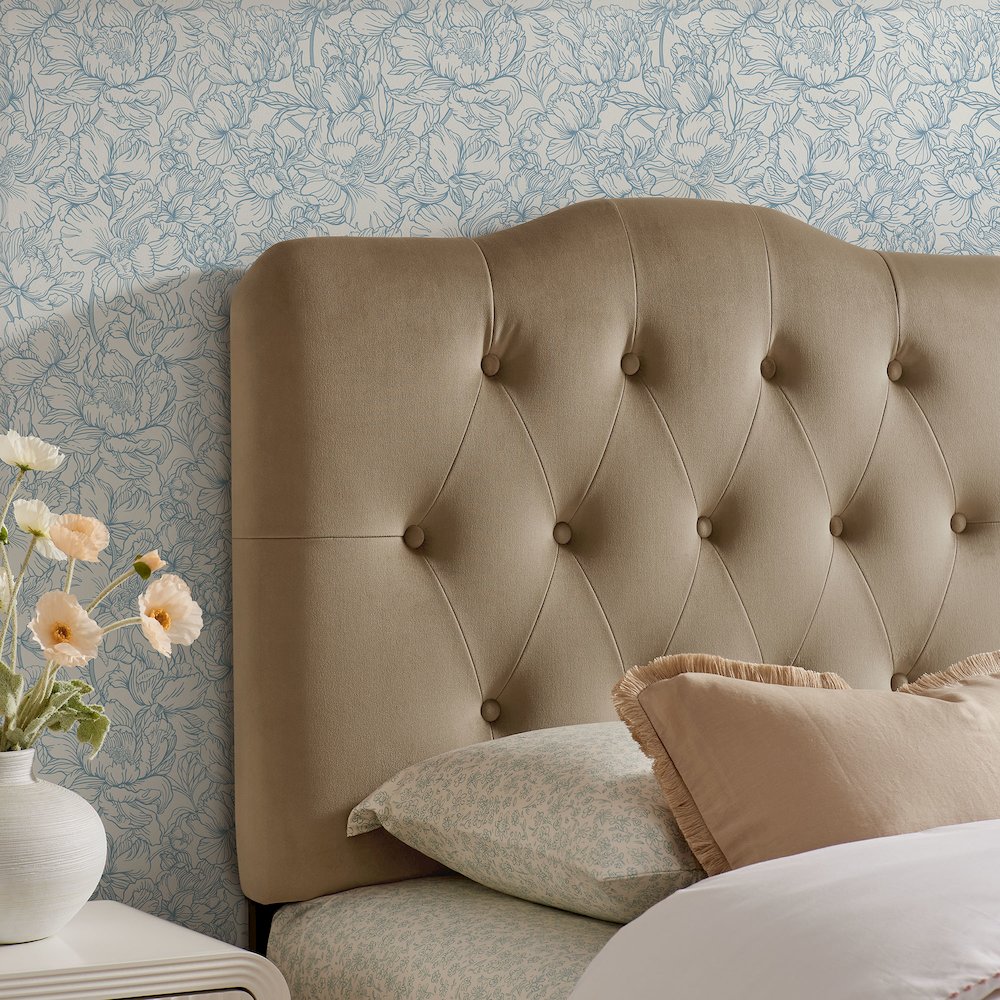 Annabel Stain-Resistant Performance Velvet Twin Headboard