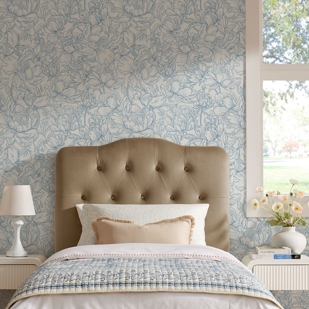 Annabel Stain-Resistant Performance Velvet Twin Headboard