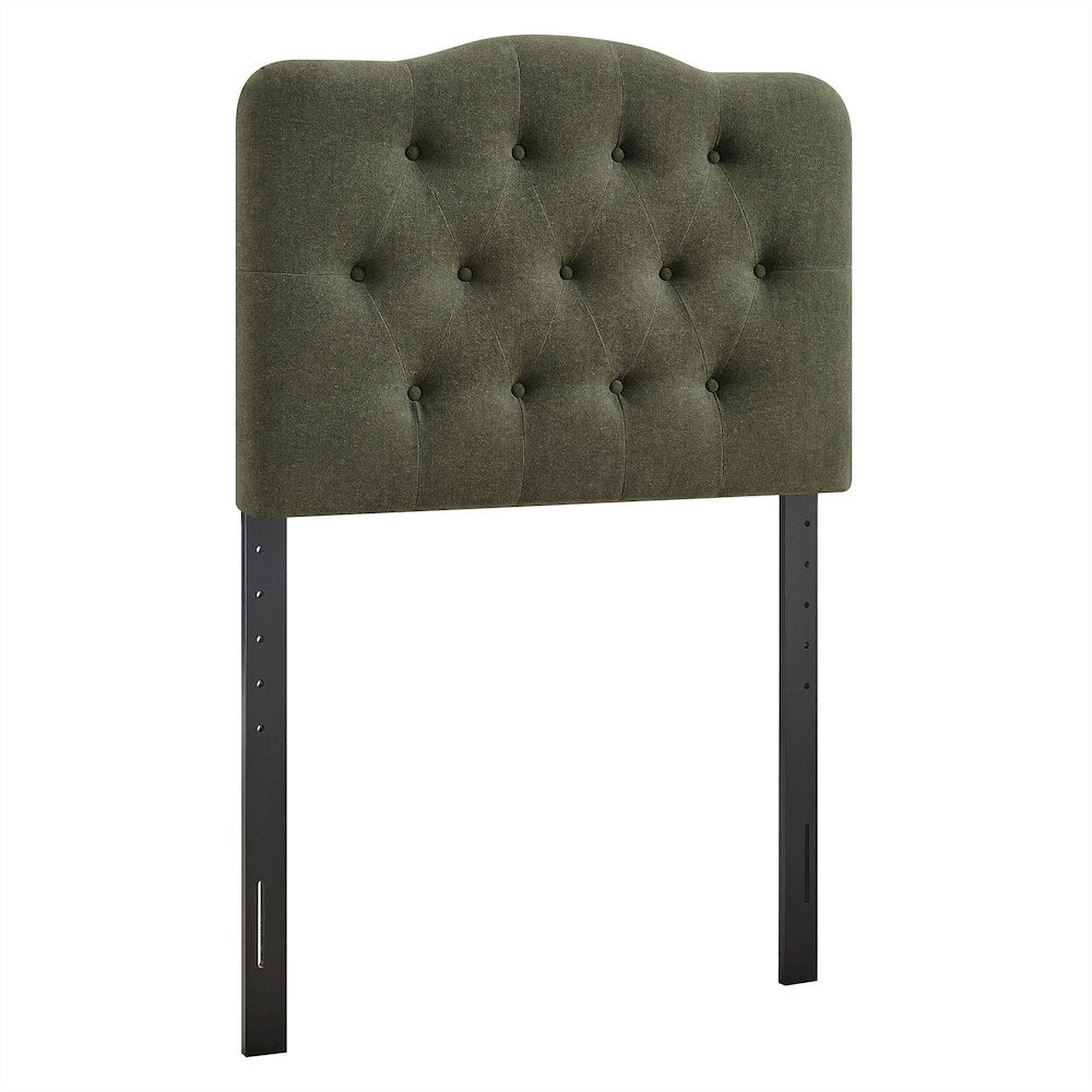 Annabel Premium Linen Blend Twin Headboard