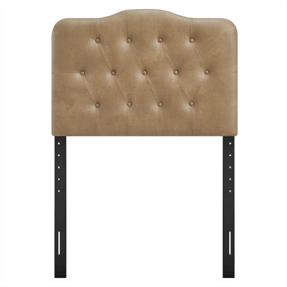 Annabel Faux Leather Twin Headboard