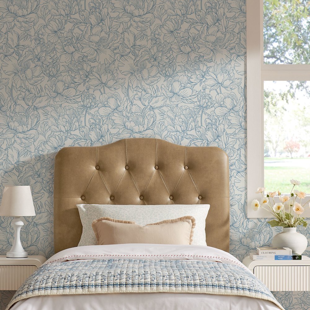 Annabel Faux Leather Twin Headboard