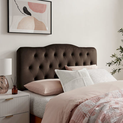 Annabel Stain-Resistant Performance Velvet Full Headboard