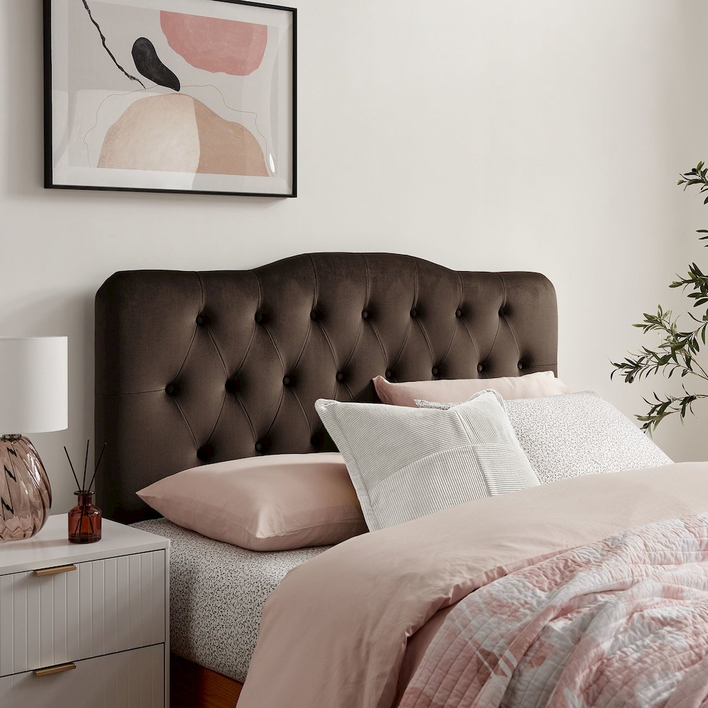 Annabel Stain-Resistant Performance Velvet Full Headboard
