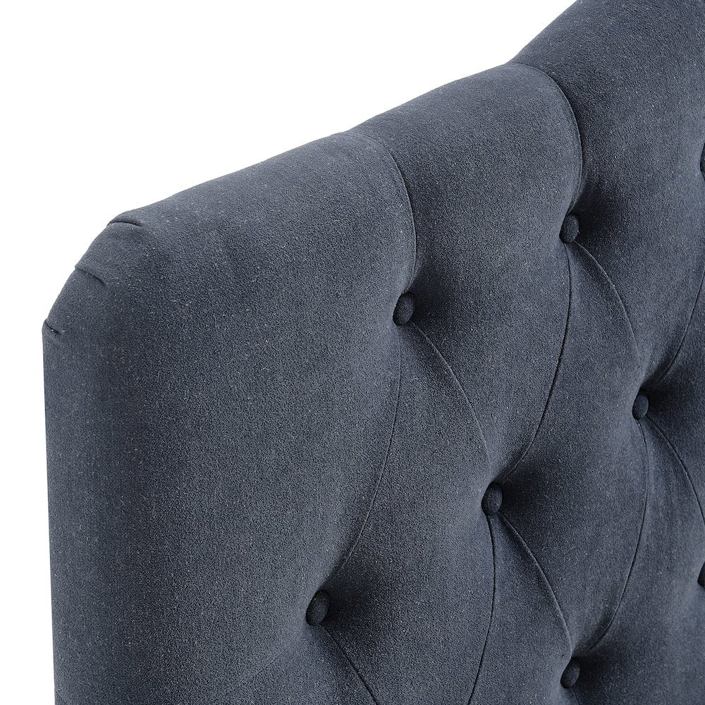 Annabel Premium Linen Blend Full Headboard