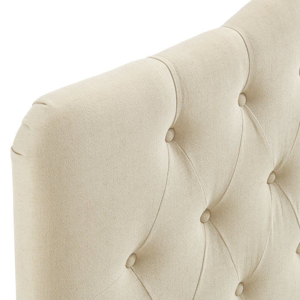 Annabel Premium Linen Blend Full Headboard