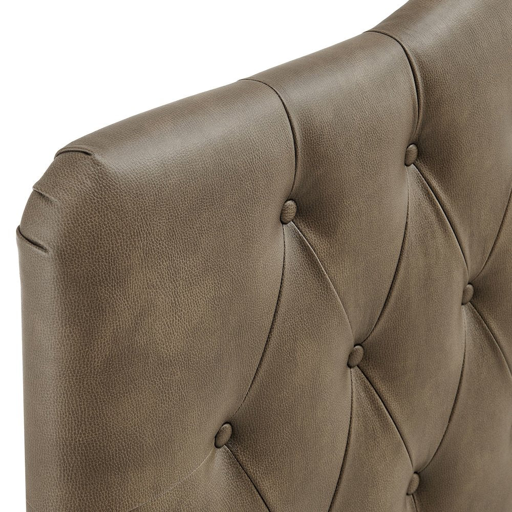 Annabel Vegan Leather Full Headboard