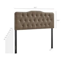 Annabel Vegan Leather Full Headboard