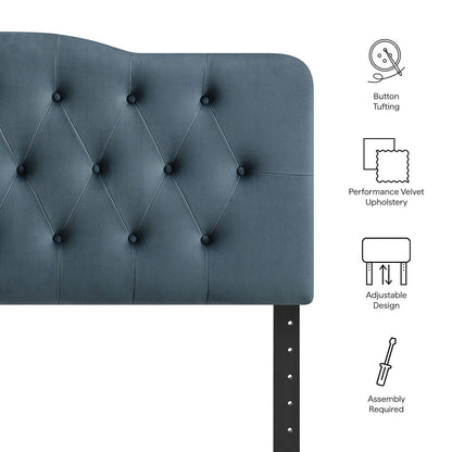 Annabel Stain-Resistant Performance Velvet Queen Headboard