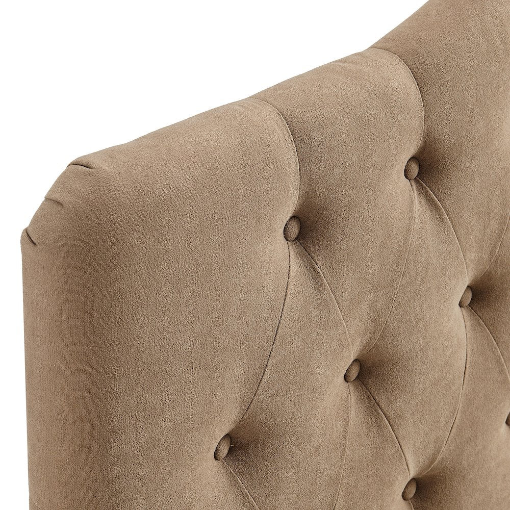 Annabel Premium Linen Blend Queen Headboard