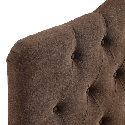 Annabel Premium Linen Blend Queen Headboard