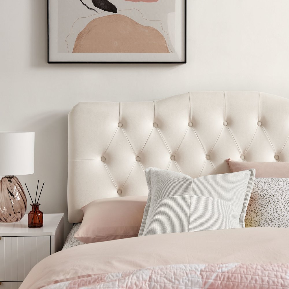 Annabel Stain-Resistant Performance Velvet King Headboard