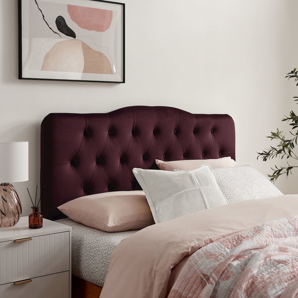 Annabel Stain-Resistant Performance Velvet King Headboard
