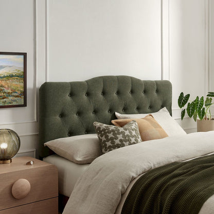 Annabel Premium Linen Blend King Headboard