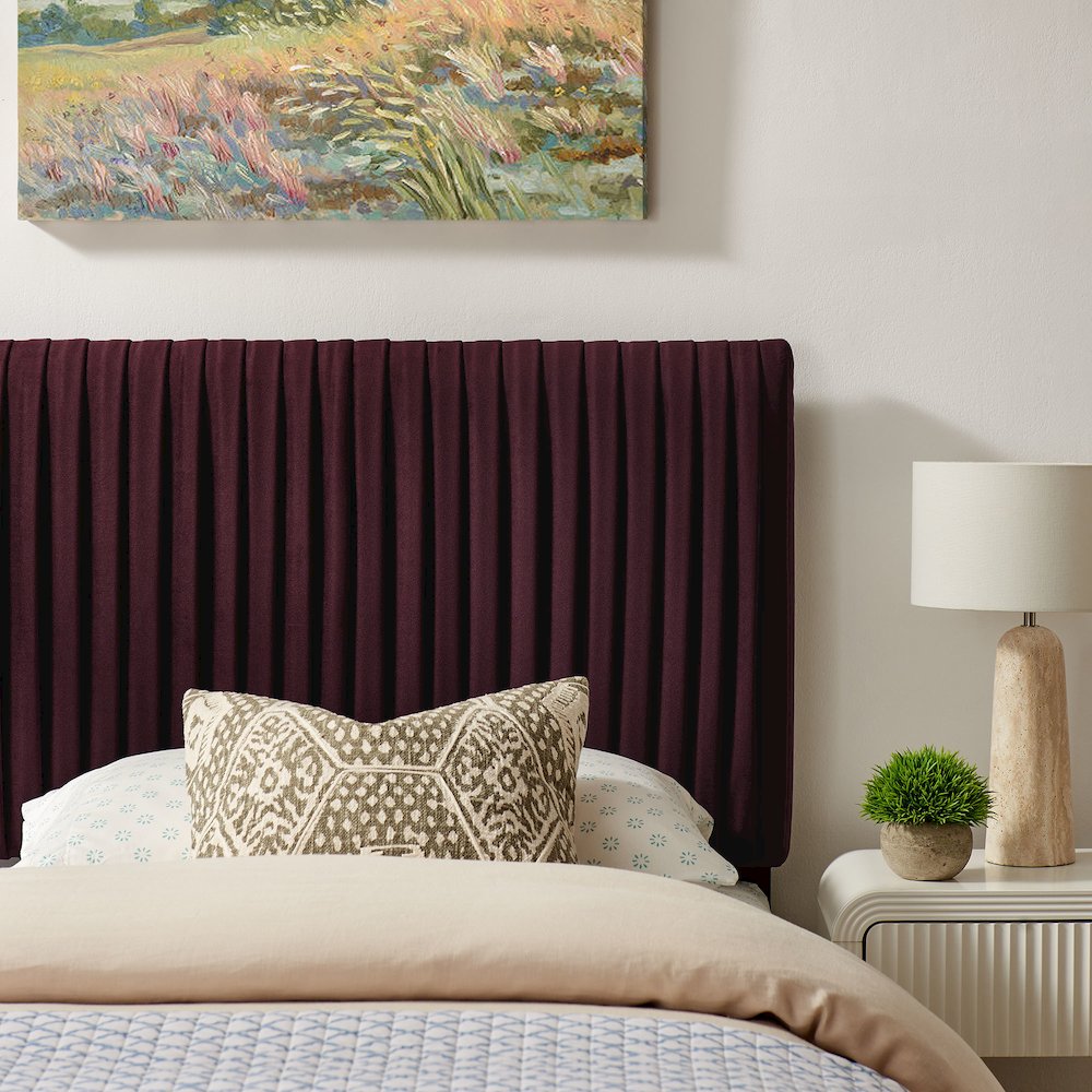 Eloise Stain-Resistant Performance Velvet Twin Headboard