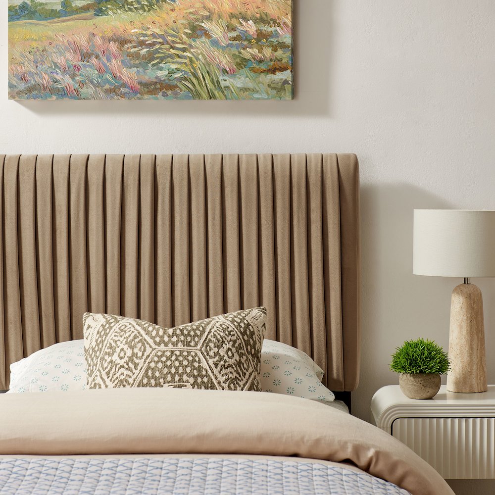 Eloise Stain-Resistant Performance Velvet Twin Headboard