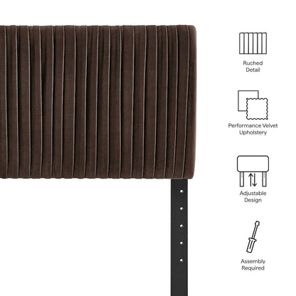 Eloise Stain-Resistant Performance Velvet Full Headboard