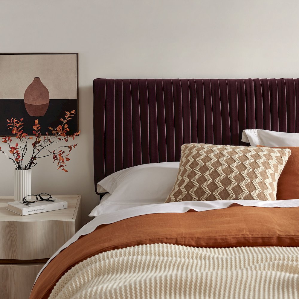 Eloise Stain-Resistant Performance Velvet Full Headboard