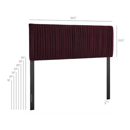 Eloise Stain-Resistant Performance Velvet Full Headboard