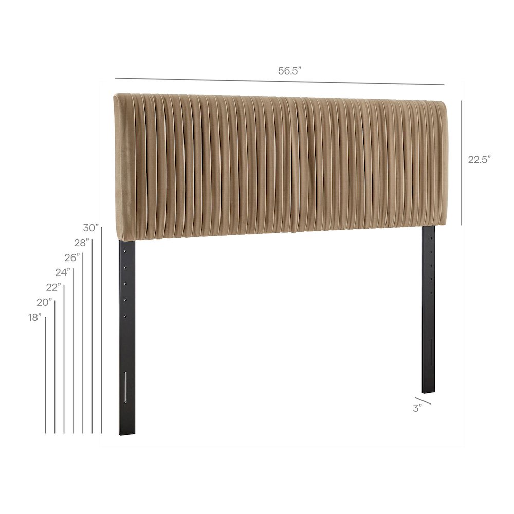 Eloise Stain-Resistant Performance Velvet Full Headboard