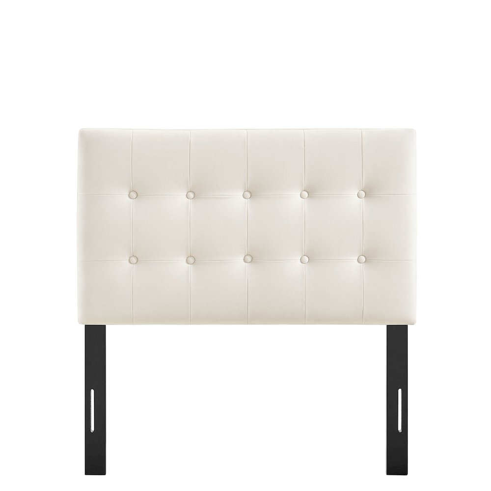 Emily Stain-Resistant Performance Velvet Twin Size Headboard