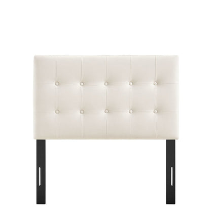Emily Stain-Resistant Performance Velvet Twin Size Headboard