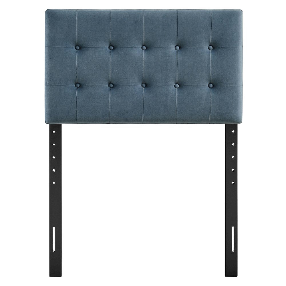 Emily Stain-Resistant Performance Velvet Twin Size Headboard